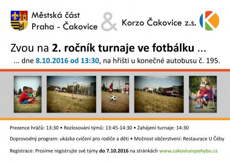 Fotbalový turnaj (2. ročník) - 8.10. od 13:30